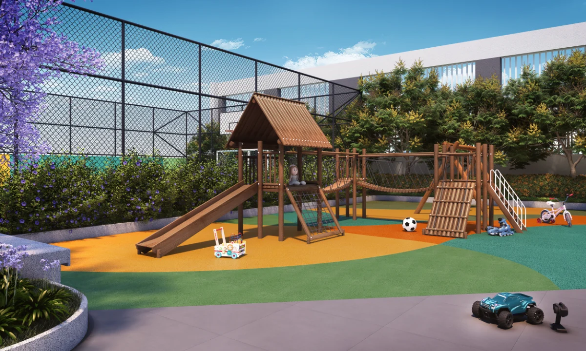 Playground infantil ao ar livre